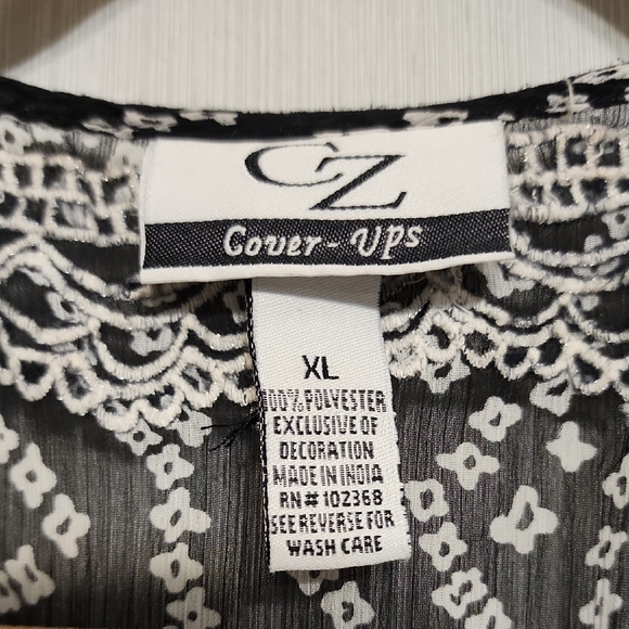 CZ Cover-Ups Black and White Cover Up - Picture 2 of 7